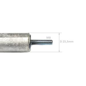 картинка Анод магниевый D25.5 L160 M8 водонагревателя в Сервисном центре «Близнецов»