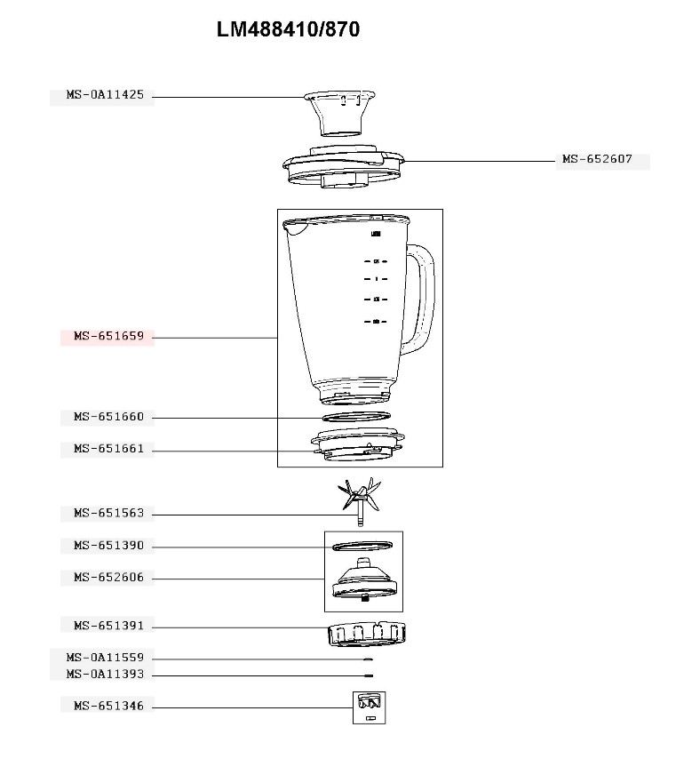 картинка Чаша блендера в Сервисном центре «Близнецов»