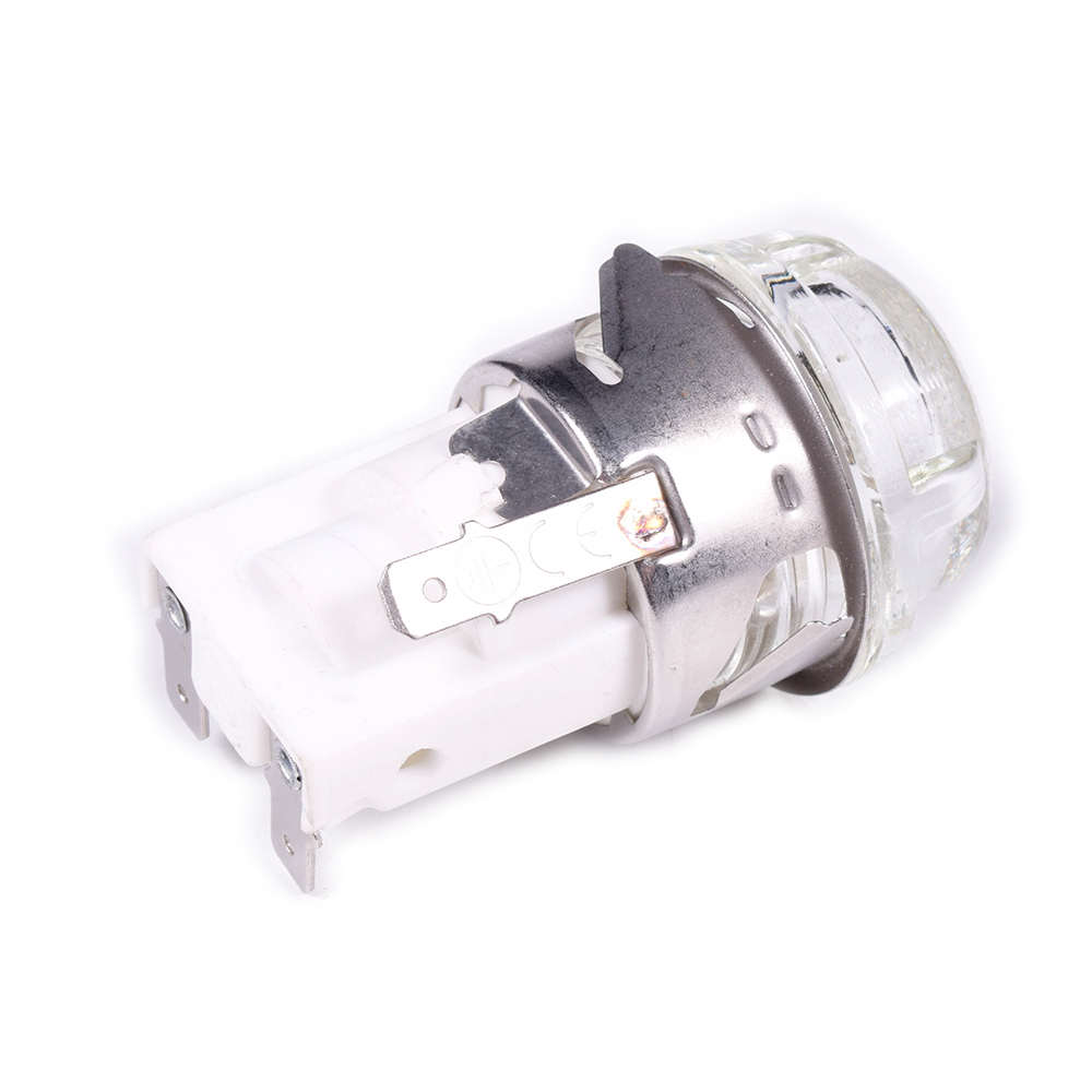 картинка Лампа освещения в сборе с плафоном и цоколем 15W духовки в Сервисном центре «Близнецов»